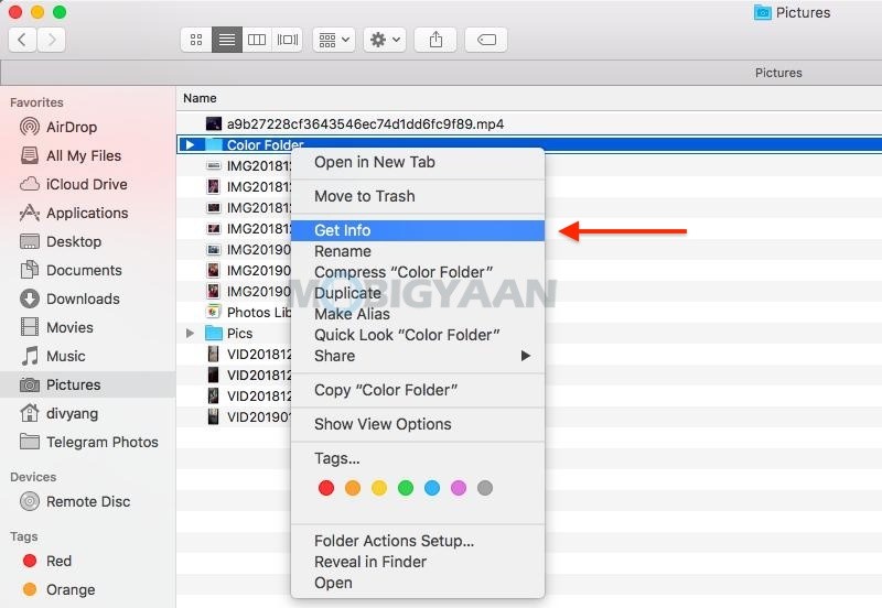 change my main file name for my documents on mac